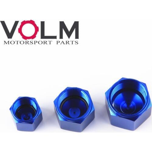 ALUMINUM AN6 AN8 AN10 -AN AN10 ADAPTER FEMALE FLARE CAP/PLUG/NUT AN Blocker FITTING