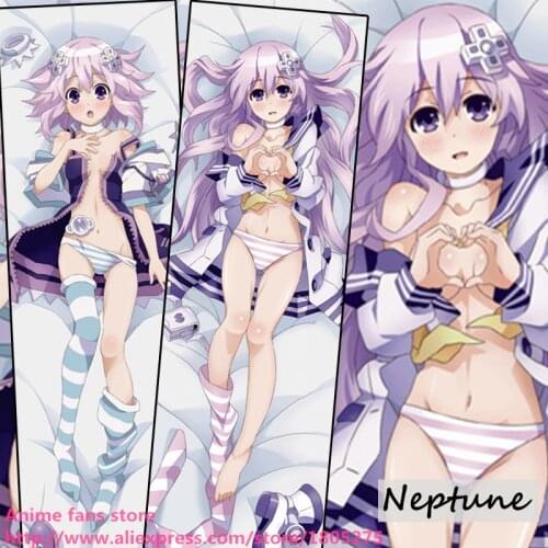 Anime Hyperdimension Neptunia Nepgear Neptune Pillowcase Pillow Case Cover decorative Hugging Body Bedding