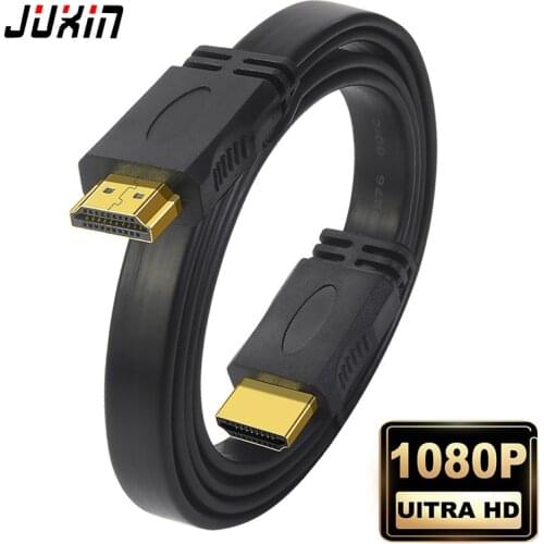 HDMI-compatible Cable 1080P Thin HDMI-compatible Flat Cable Male-Male 1.4 Cable for HDTV Cable HDMI-compatible 0.3m 1M 1.5M