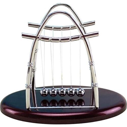 Magnetic Sail Pendulum Newton Cradle Metal Crafts Creative Miniature Figurine Home Decoration Ornaments Perpetual Instruments