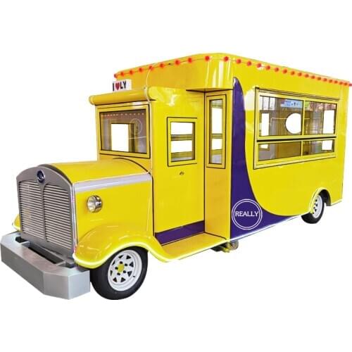 Wholesale Price Cater Ice Cream Mobile Food Trucks For Sale Europe Used Fast Food Truck Trailer Cart