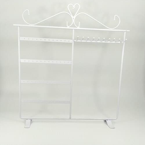 Ozer Box Metal Rectangle 48 Li Küpelik * 10 Kolyelikbeyaz