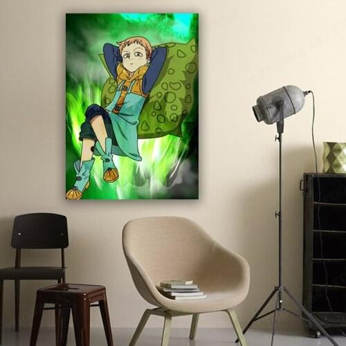 King Seven Deadly Sins Poster Canvas Wall Art Decoration prints for living Kid Children room Home bedroom decor painting