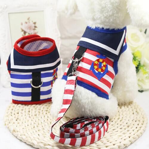 Little dog traction rope pet traction with dog rope Teddy VIP small and medium sized dog chain pet chest strap pet supplies