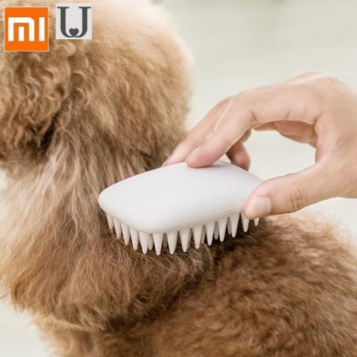 Youpin JordanJudy Pet cat Dog Silicone Comb Non-slip massage comb Hair removal artifact Cleaning hair