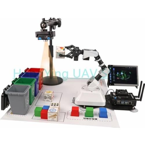 JetArm Robotic Arm JETSON NANO Artificial Intelligence AI Vision Recognition Robot Waste Sorting System Robot Parts