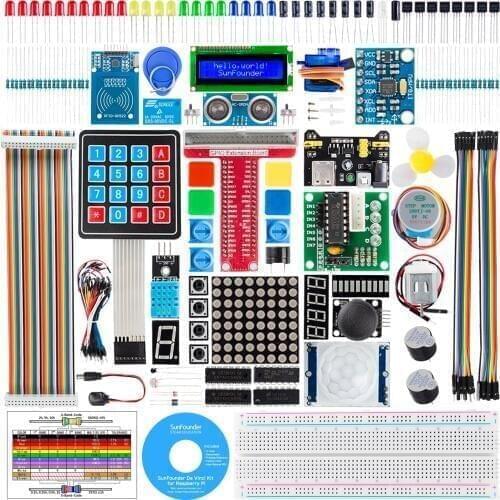 SunFounder Raspberry Pi Starter Kit for Raspberry Pi 4B 3B+, 30 Projects with Tutorials Support Python C
