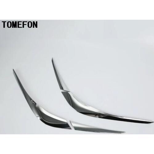 TOMEFON ABS Chrome For Mazda CX-5 CX5 2017 2018 Rear Tail Light Lamp Cover 4Pcs/Set Trim Accessories Styling Exterior