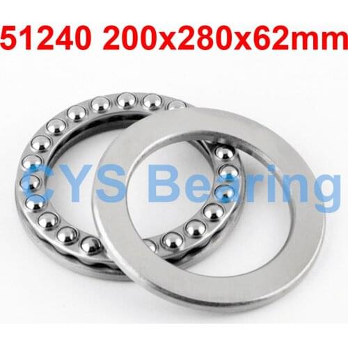 1PC Plane Thrust Ball Bearing 51240 200x280x62MM 51240M