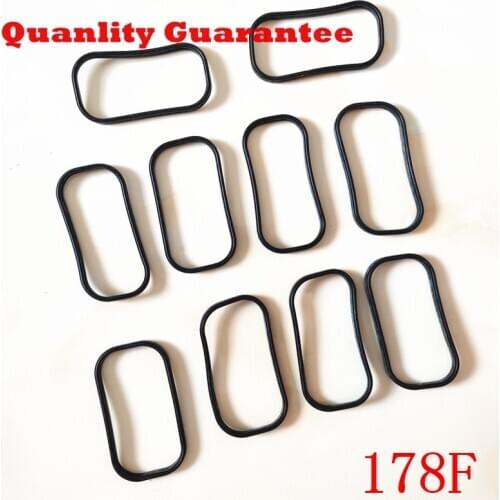 10PCS Air cooled diesel engine parts 170F 173F 178F 186F 188F rectangle body aprons 186FA 192F body sealing ring rubber ring