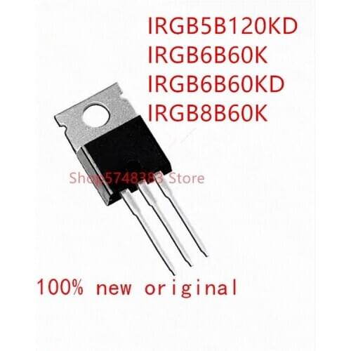 10PCS IRGB5B120KD IRGB6B60K IRGB6B60KD IRGB8B60K TO-220