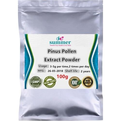 100-1000g Pure Pine pollen, pollen pini, Pinus massoniana Lamb, Pinus tabuli formis Carr powder for Anti-fatigue,beauty