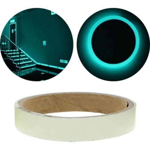 3cm*1m Luminous Fluorescent Night Self-adhesive Glow In The Dark Sticker Tape Safety Security Home Decoration Warning Tape