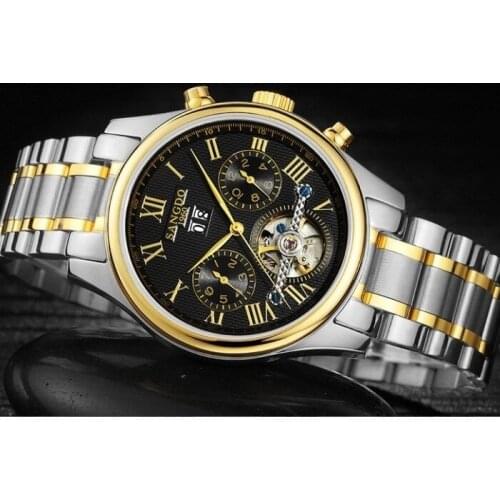 40mm Sangdo Business watch Automatic Self-Wind movement Sapphire Crystal Mechanical multifunction Mens watch 031SD