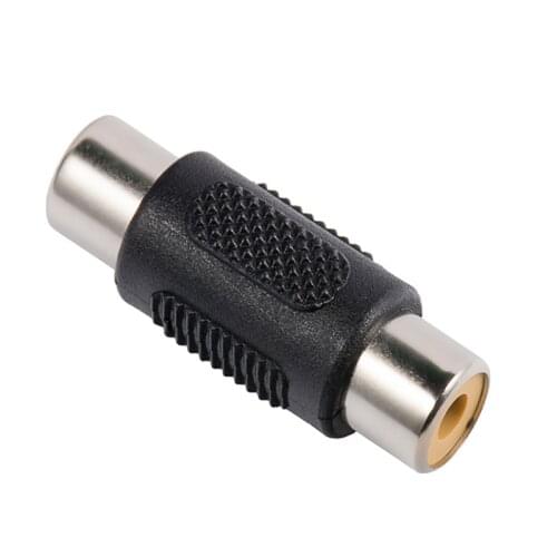 5/10 pcs RCA Female to Female Jack Plug Connector Adapter Terminal DIY RCA Connector Video Audio Extender Cord Cable Converter