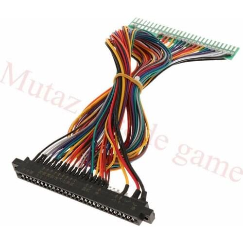 50cm Jamma extender wire harness with plastic cover For Arcade JAMMA Game Boards Cabinet/28 Pin wires for arcade game machine