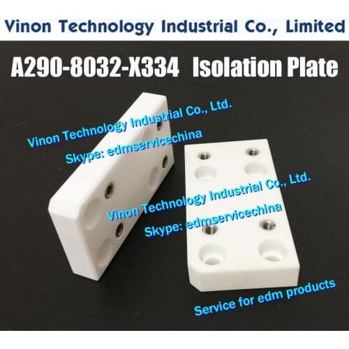 A290-8032-X334 F303 Isolation Plate (73Lx39Wx12H), F anuc Lower Isolator Plate A2908032X334, A290.8032.X334, 24.56.002