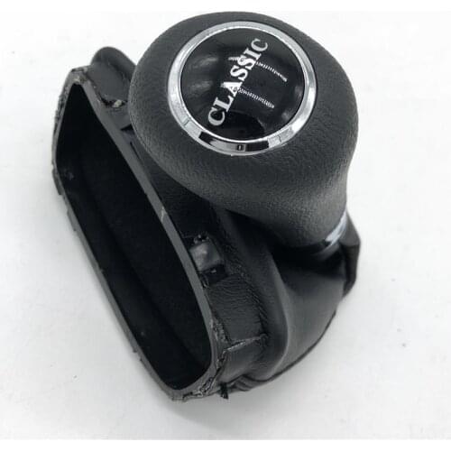 Automatic AT Gear Shift Knob With Leather Boot For Mercedes Benz C Class W203 W209 CLASSIC AVANTGARDE ELEGANCE Auto Accessories