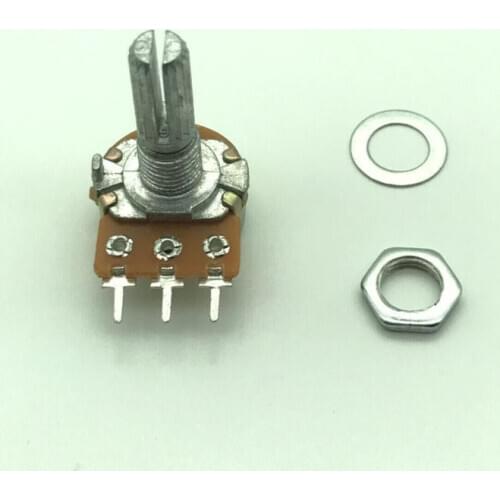 Free shipping 100pcs WH148 B1K B2K B5K B10K B20K B50K B100K B500K 3Pin 20mm