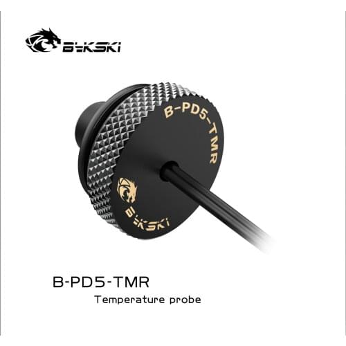 Bykski G1/4" End Cap with Temperature Sensor B-PD5-TMR