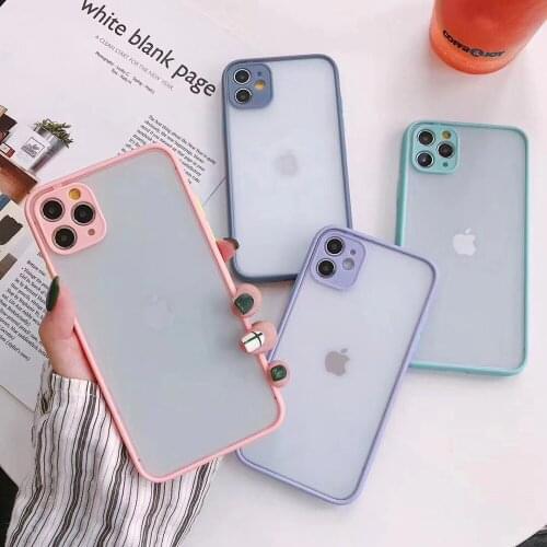 Camera Lens Protection Phone Case For iPhone 11 Pro Max X XS Max XR 6 6S 7 8 Plus SE 2020 SE 2 Matte Hard Shockproof Back Cover
