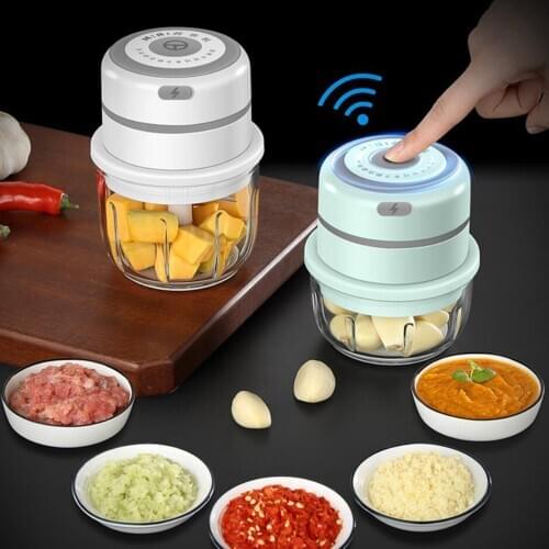 Electric Garlic Masher Sturdy Durable Mini Crusher Chopper USB Charging For Crushed Garlic Crushed Ginger Crushed Fresh Chili