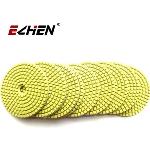 Factory high quality 4inch wet/dry resin marble granite tile stone diamond polishing pads