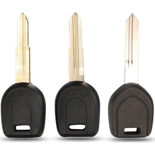 Jingyuqin 10p Transponder Key Shell For MITSUBISHI Colt Outlander Mirage Pajero Remote Key No Chip Right Blade
