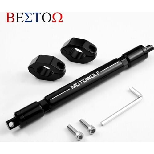 MOTOWOLF Universal Motorcycle/Scooter/Sport-bike/Cycle Reinforced Crossbar Motor Phone/GPS/Spotlight/Headlights Mounting Bracket