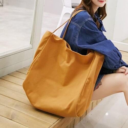 New Women Canvas Bag Handbag Famous Brand Large Capacity Tote Bag Hipster Classic Vintage Shoulder Travel Bag Casual Women Bag