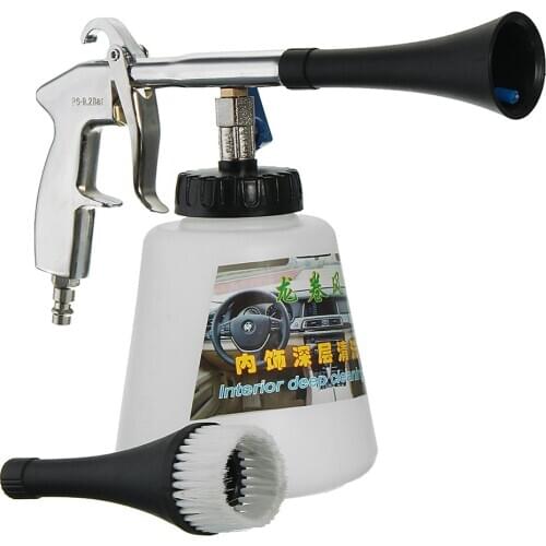 New High Pressure Air Pulse Car Cleaning Gun with Brush Multifunctional Surface Interior Exterior Cleaning Kit