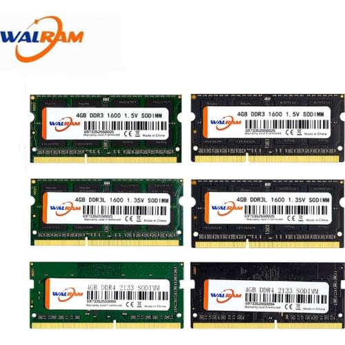 WALRAM ram memory DDR4 16gb ddr3 8gb laptop 1600mhz DDR3L 32GB 2400mhz dimm ram 4gb 240pin 2133 3200MHz 204pin Sodimm Notebook