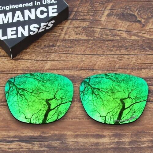ToughAsNails Resist Seawater Corrosion Polarized Replacement Lenses for Oakley Trillbe X Sunglasses Green Mirrored
