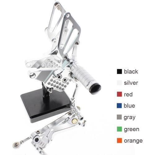 For Ducati 749 999 748 919 996 998 Adjustable Aluminum Motorcycle Rearset Footrest Pedal Footpeg Rearset Motor Pedals