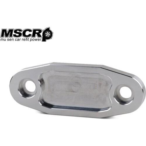 Silver ALUMINUM FUEL PUMP BLOCK OFF PLATE For FORD 351C 351M 400M V8