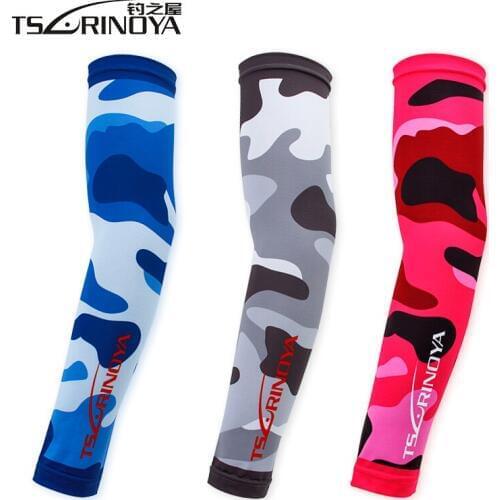 TSURINOYA 3 Colors Fishing Cycling Sleeves Arm Warmer UV Sun Protection Quick Dry and Breathable Arm Sleeves Sport Accessories
