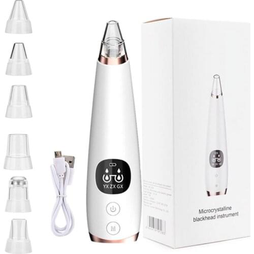 Blackhead Remover Face Deep Nose Cleaner T Zone Pore Acne Pimple Removal Vacuum Suction Facial Diamond Beauty Clean Skin Tool