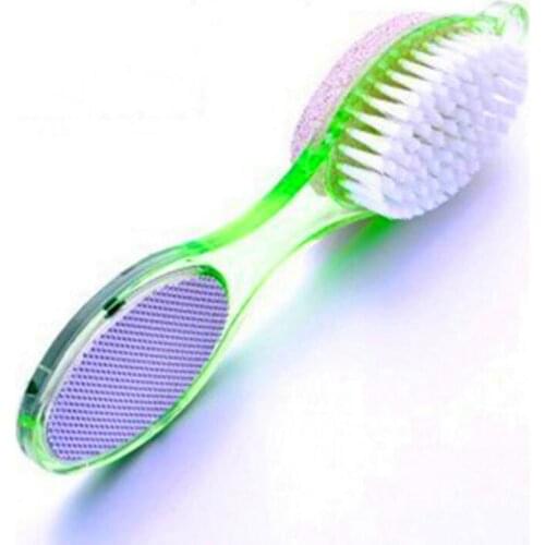 1PC Foot grinder Footbrush Callus removal Foot Care Tool 4in1 Foot Pumice Stone Dead Skin Remover Brush Pedicure Grinding Tool