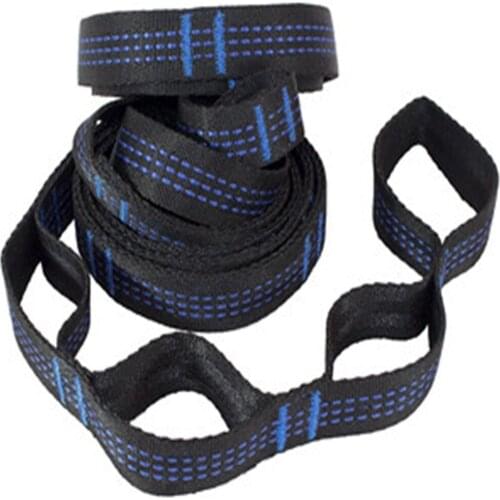 2PCS Adjustable Hammock Straps with Buckle Loops Outdoor Tree Hanging Aerial Yoga Hammock Strap Rope Belt hamaca colgante hamak