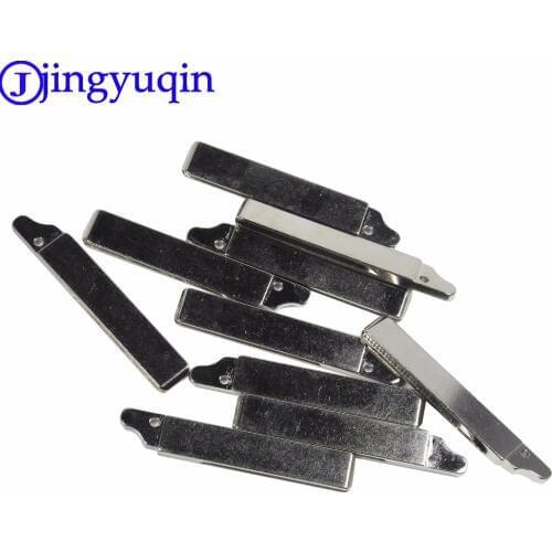 Jingyuqin 30ps/lot Car Remote Key Blade For Citroen Triumph Sega C5 Peugeot 307 308 408 Flip Folding Key Blank With Groove