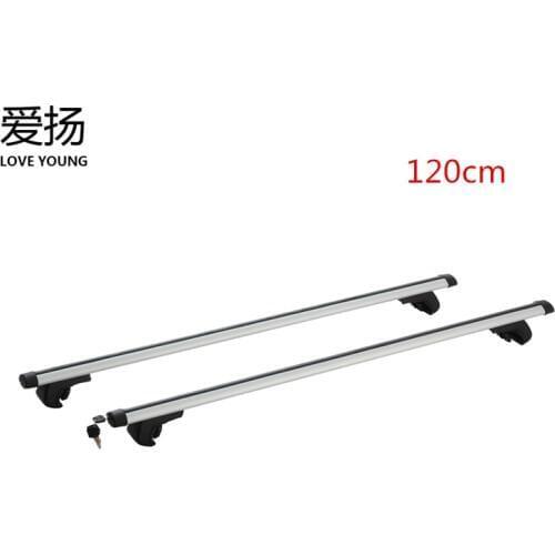 Roof top rack SUV car travel rack general aluminum alloy car anti-theft cross bar roof luggage rack frame bicycle frame