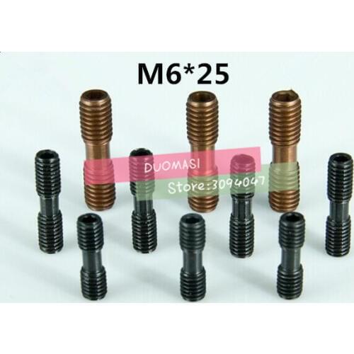 Free Delivery 10pcs Clamp Screw ML0625 CNC lathe Tools Spare Screw Double screw
