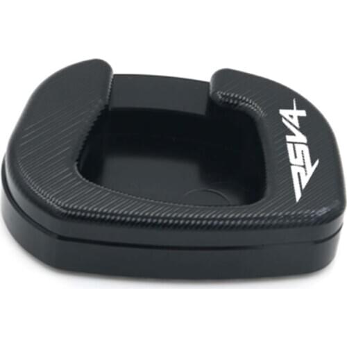 Side Kickstand Stand Extension Support Plate For Aprilia RSV4 RR RSV 4 RF 15-18 TUONO 11-14 enlarger pad RSV4RR RSV4RF Motor