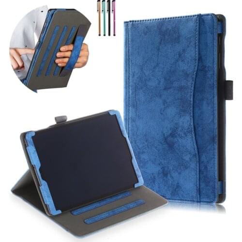 Case For Samsung galaxy tab a 2019 10.1 T510 T515 PU Leather Tablet cover for samsung Tab A 10.1"2019 T510 case Hand Holder+pen