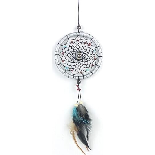 DIY Small Feather Handmade Dream Catcher Wall Door Hanging Decoration Ornament