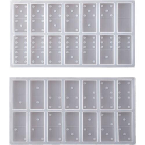 DIY Domino Resin Molds Domino Epoxy Resin Molds Silicone Domino Game Mold Silicone Molds for Domino DIY Resin Art Crafts