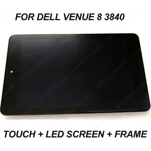 For Dell VENUE 8 3840 DP/N 00NDFK 0RG3MF 08F04R B080UAN01.4LCD Touch Screen Panel digitized frame bezel display 5613W FPC-1