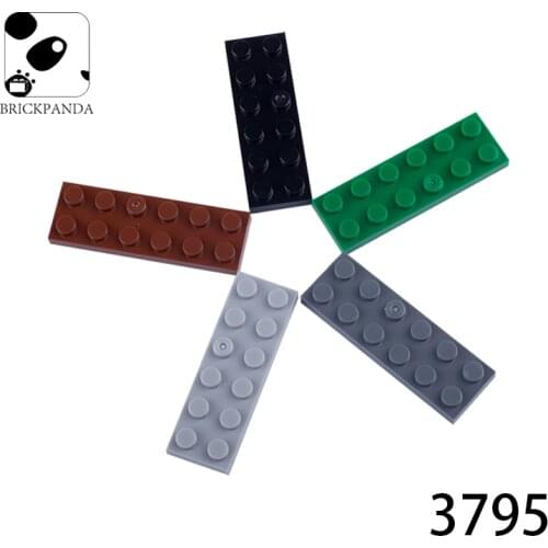 City Building Blocks Technical DIY 2x6 Baseplate Parts MOC Creativity Educational Brick Accessories Toys for Children with 3795
