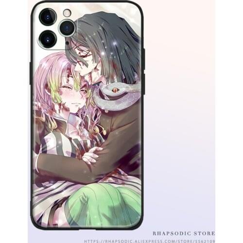 Mitsuri Kanroji Obanai Iguro Soft Silicone TPU Phone Case Cover Shell For IPhone SE 6 6s 7 8 Plus X XR XS 11 12 Mini Pro Max