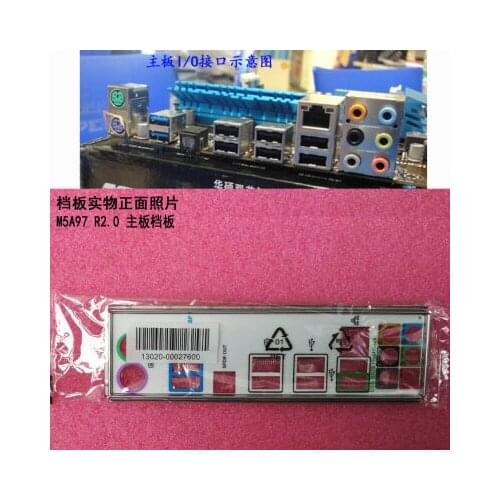 New I/O shield back plate of motherboard for ASUS M5A97 R2.0 just shield backplate